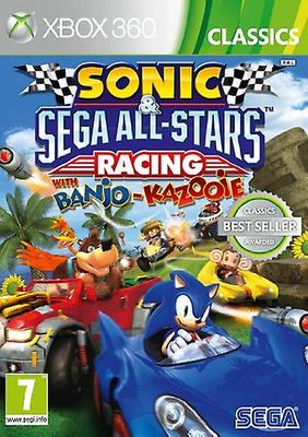 Sonic och SEGA All-Stars Racing (Xbox 360) - PAL - Nytt och förseglat