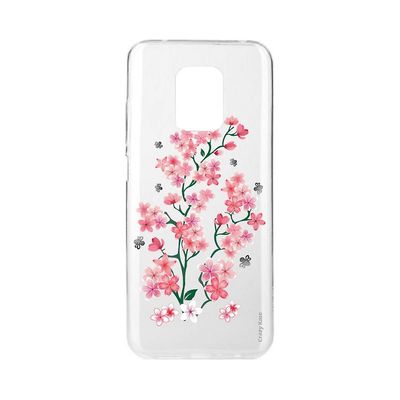 Crazy Kase Skrog til Xiaomi Redmi Note 9 Pro Bløde Sakura Blomster