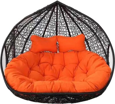 Tuplariipputuoli ulkokäyttöön kahdelle hengelle, riippuva kori riippumatossa, suuri koko K 130 x 110 cm