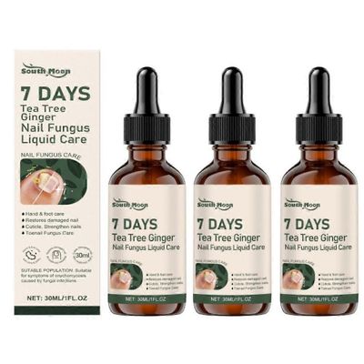 7 päivää teepuu inkivääri kynsisienihoidot ravitseva vahvistava kynsineste terveempään kasvuun hyvä 3 kpl