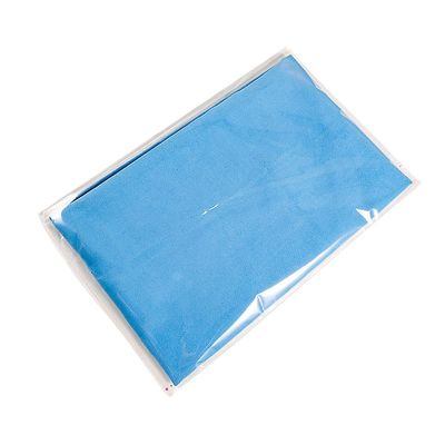 Zhuopai Dobbeltsidet fleece hurtigtørrende håndklæde Transportabelt Yoga fitnesshåndklæde Absorberende mikrofiber sportshåndklæde blå twinset