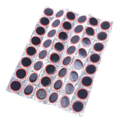 48pcs 25mm runde eller firkantede gummi cykel dæk patch