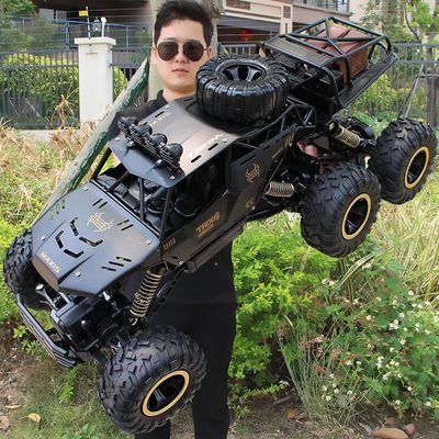 Overdimensjonert størrelse 46cm 6-hjul 4wd Rc Car Leker fjernkontroll bil offroad 4x4 firehjulsdrift klatring høyhastighets elektriske leker 626-46...