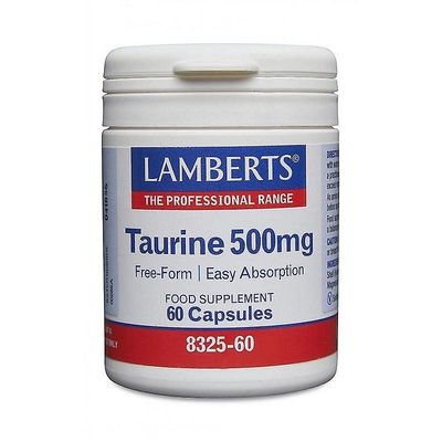 LAMBERTS Taurine 500mg kapselit 60 (8325-60)