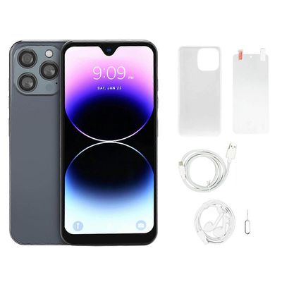 I14 Pro Max 6.7" 5G Älypuhelin - 8 Gt RAM-muistia, 256 Gt Tallennustilaa, 32 Megapikselin Kamera, Lukitsematon, Musta