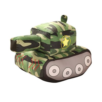 Sinknap Tank plysj leketøy simulering modellering pentagram mønster kamuflasje sove følge klemmer pute barn plysj dukke pute leketøy gutter leketøy...