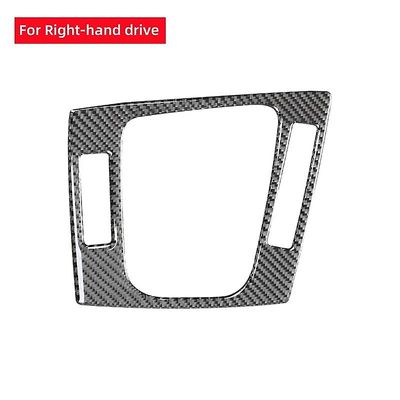 Vehicle For Bmw 3-serie E46 323i 328i 330i 325i 1999-2004 Tilbehør Carbon Fiber Interiør Bil Gear Shift Panel Trim Cover Klistremerker Høyrekjøring B