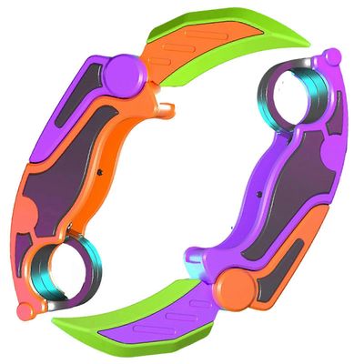 3D-tulostus Fidget Lelut Veitsi Pieni retiisi Veitsi Dekompressio Fidget Lelut lapsille Aikuiset Ahdistus Stressin lievitys Yhdistelmä