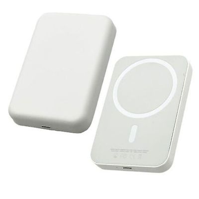 EuroTronixs For iphone trådløs magnetisk kraftbank for iphone 5000 mah 5w hmf-50 hvit