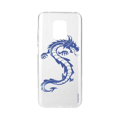 Crazy Kase Hull For Xiaomi Redmi Note 9s Soft Blue Dragon