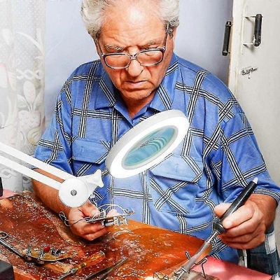 LED-suurennuslamppu, 5 diopterin suurennuslasi valolla -gt