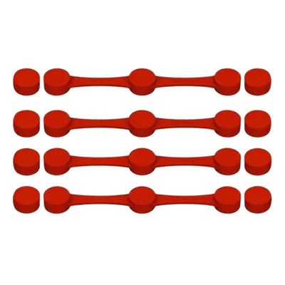 4 kpl ilmakeittimen magneetti silikonisolki, kertakäyttöiset vuoraukset Kuten