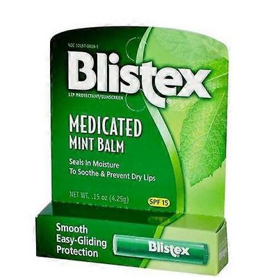 Blistex Lääkehuulivoide aurinkovoide SPF 15 minttu, 4 grammaa