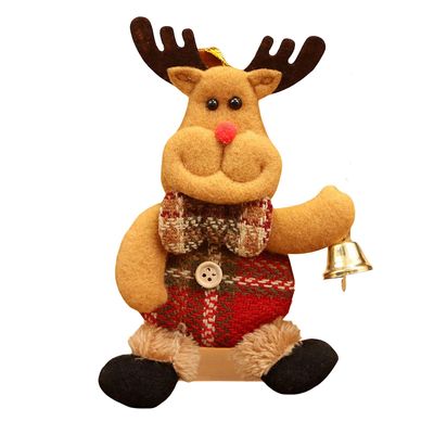 Christmas Santa Claus Deer Snowman Pendel Utsøkt og Kompakt Santa Anheng til julebord Favoriserer Home Decoration