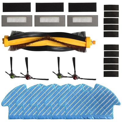 Main Side Brush Filter Kit Til Ecovacs Deebot Ozmo 900 Dn5g Støvsuger Del Støvsuger Udskiftning Kit til rengøring af hjemmet