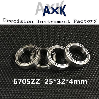 Realtidsbegrænset 6705zz leje Abec-3 ( 10stk ) 25x32x4mm Tynd sektion 6705 Zz kuglelejer 61705 6705z