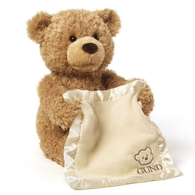 100% ny oppgradert Peek A Boo Teddy Bear Play Gjemsel Og Søk tegneserie plysj leketøy for barn