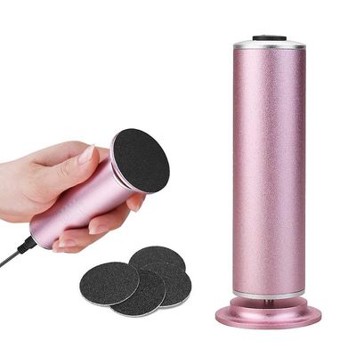 Linkrunning Elektrisk hård hud Fjern med 60stk udskiftning sandpapir skiver, Professional Pedicure fodfil slibemaskine til død revnet hård hud (has...