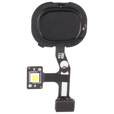 Samsung Galaxy M31 SM-315 -yhteensopivalle sormenjälkitunnistimen joustavalle kaapelille Musta