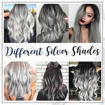 Harmaa hiusväri vaha välitön harmaa väliaikainen kerma PU5203