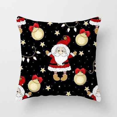 Witdreamer 45x45cm jul Talje pudebetræk pudebetræk Bomuld Hjem Sofa Kast nytår 14