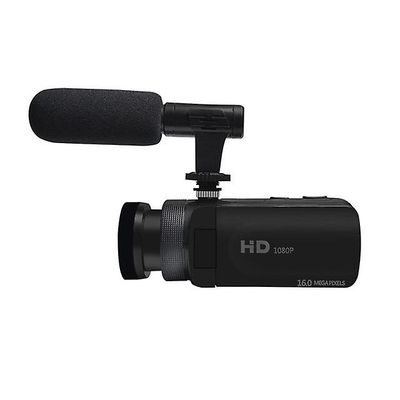 mickcara Videokamerakamera videokamera mikrofonilla Videosky Fhd 1080p 16mp Vlogging Youtube Kamerat 16x Digitaalinen Zoom Videokamera Webcam Tyyli 1