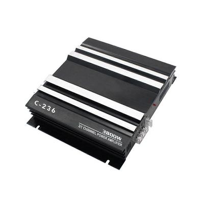 3800W suuritehoinen auton äänenvahvistin 2-kanavainen auto 12V vahvistin stereo auton äänivastaanotin autoon Musta