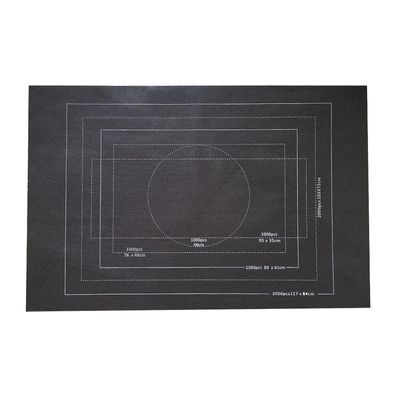 Flye Kids Gift Puzzle Roll Oppbevaringsmatte Roll Opp til 3000 brikker Med Drawstring Oppbevaringspose Svart