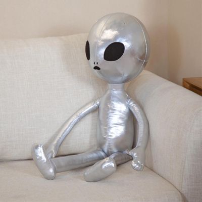 Unbrand Söpö trendi Cool Pu Alien Ugly Doll Plush Toy Funny Doll Rag Doll Pillow -lahjat Hopea 85CM
