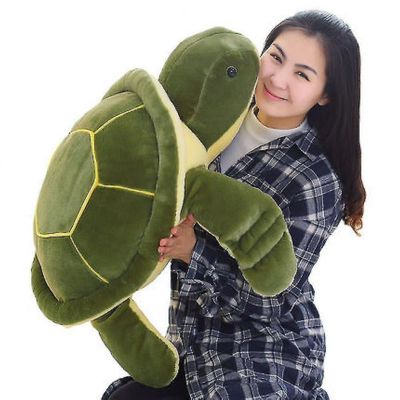 Qinfen (50cm)merieläinpehmolelu iso merikilpikonnakilpikonna vihreä kilpikonnanukke