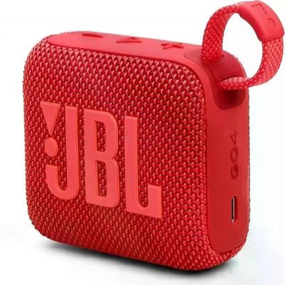 JBL Go 4 Bluetooth-kaiutin kannettava langaton - 7 tunnin soittoaika vedenpitävä pölytiivis (punainen)