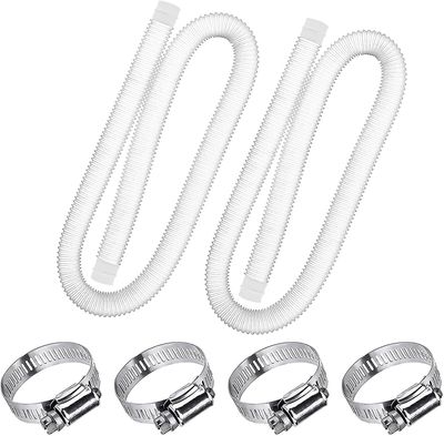 Linkrunning Udskiftning poolslange 1,25" diameter til overjordiske pools, swimmingpool med trådklemme til filterpumpe eller 1,25" slanger - 1,5 met...