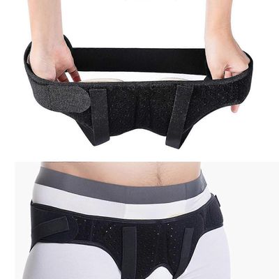 Nivustyrän tukivyö Kaksinkertainen nivustyrä Kivunlievitysristikkotuki miehille XL