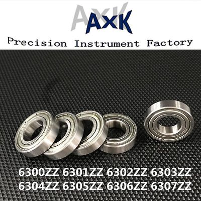 Udsalg Axk 1stk Metal Afskærmet 6300zz 6301zz 6302zz 6303zz 6304zz 6305zz 6306zz 6307zz Stålkugle Bærende Dyb Rille