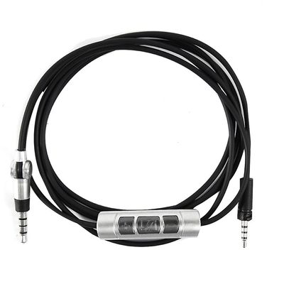 Korvaava äänikaapeli MOMENTUM-kuulokkeille Bluetooth-johtokuulokkeet Liitä äänikaapeli Musta