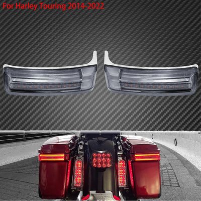 Moottoripyörän LED-satulalaukku kääntövalo Run jarruvalo Harley Touring Road Electra Glide Road King CVO FLHX FLH 1997-2022 LED Light 2014-2022