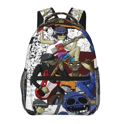 Reppu YL352 Gorillaz Kannettava Reppu Matka Vaellusreppu Muoti Rento Koululaukku Kirjalaukku Painettu Olkalaukku Aikuisille Lapsille352 16.1 X 11.8...