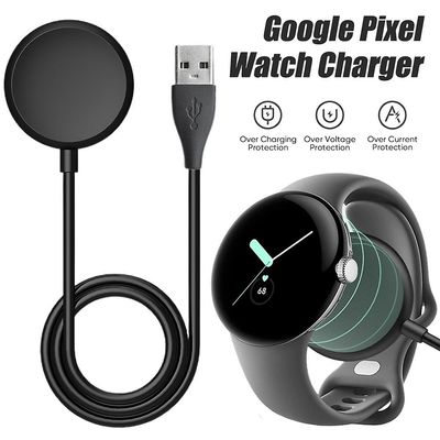 Magnetisk lader kompatibel med Google Pixel Watch - USB-ladekabel 100cm - Smartwatch tilbehør