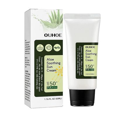 Cosrx Aloe Soothing Sun Cream Sun Protect + Moisturizing Spf 50 Pa+++ Aloe Extract 5.5% Uva, UVB Stråler Beskyttelse Sunscre