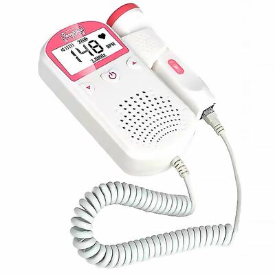 Fetal Doppler Infant Doppler Fetal Heart Doppler Heartbeat Doppler Baby Sound Machine Rosa 17x13cm
