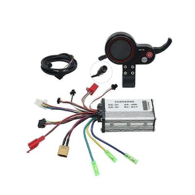 36V 500W ohjain MR-100 LCD-näyttömittarin kojelautasarja, joka on yhteensopiva sähköisen kanssa Hopeanmusta