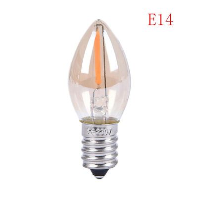 E14/e12 C7 Led Bulb 0.5w Led-lamppu Led Filament -kattokruunu johti Edison-lamput