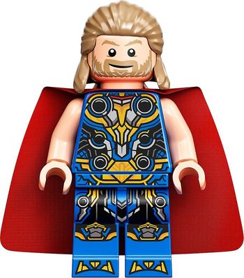 LEGO Marvel Super Heroes Thor Blue Suit Minifigur från 76208