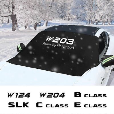 Hieno Mercedes Benz W124 W203 W204 Slk C-luokan B-luokan E-luokan Cla magneettinen auto Edessä tuulilasi lumipeite Auto tarvikkeet W204:lle