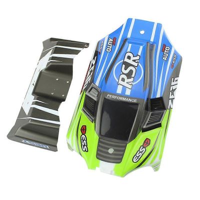 Auton korin kuoren auton kansi 144001-1335 Osa WLtoys 144001 1/14 4WD RC -autoon Musta