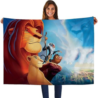 Lion King Print teppe, praktisk teppe lett for Valentine gaver-w249 50x40in 125x100cm
