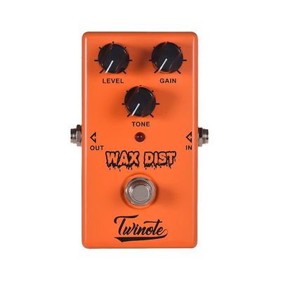 Allbestlife Twinote Wax Dist klassisk distortion guitar effekt pedal britisk stil fuld metal shell med ægte bypass