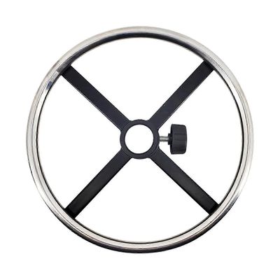 Korvaava pyöreä jalkatuki pubibaarijakkaroille, ruostumattomasta teräksestä valmistetut kestävät osat design-tuoleihin, helppo asentaa 35cm