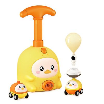 Ceyue Aerodynamisk bil ballon legetøj Netflix Tegneserie Pink Piggy Skating Bil Børn 3-8 år gamle Legetøj gul Advanced