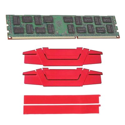 DDR3 4GB 1333MHz Recc Ram Minne + kjølevest Pc3l-10600r 240pin 2rx4 1.5v Reg Ecc Minne Ram For X